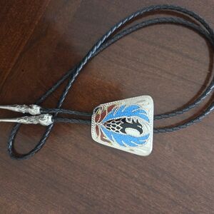 Vintage Southwestern Silversmith SSI US Silver Bolo